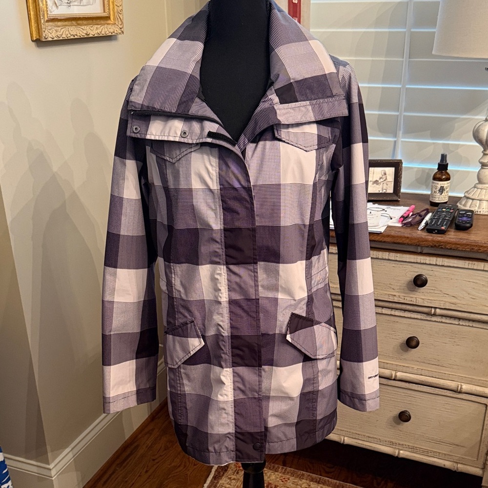 North Face rain coat L